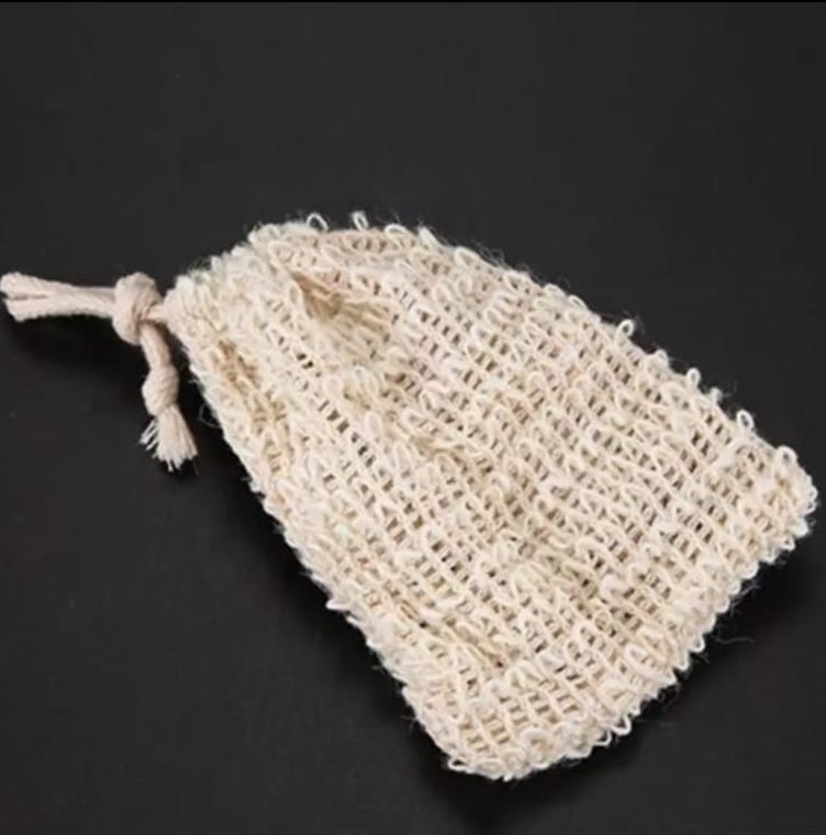 Natural Sisal Soap Bag